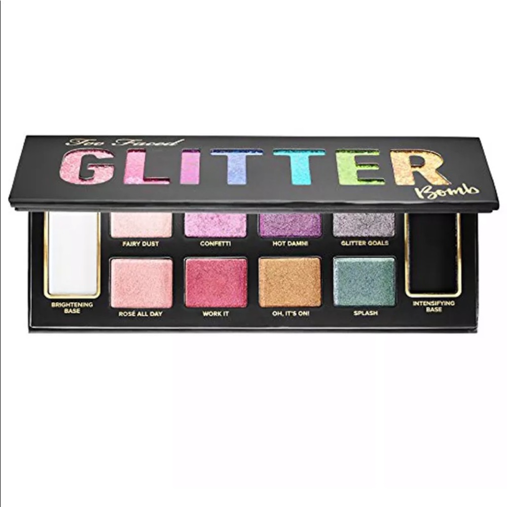 Too faced Glitter Bomb eyeshadow palette 👀
